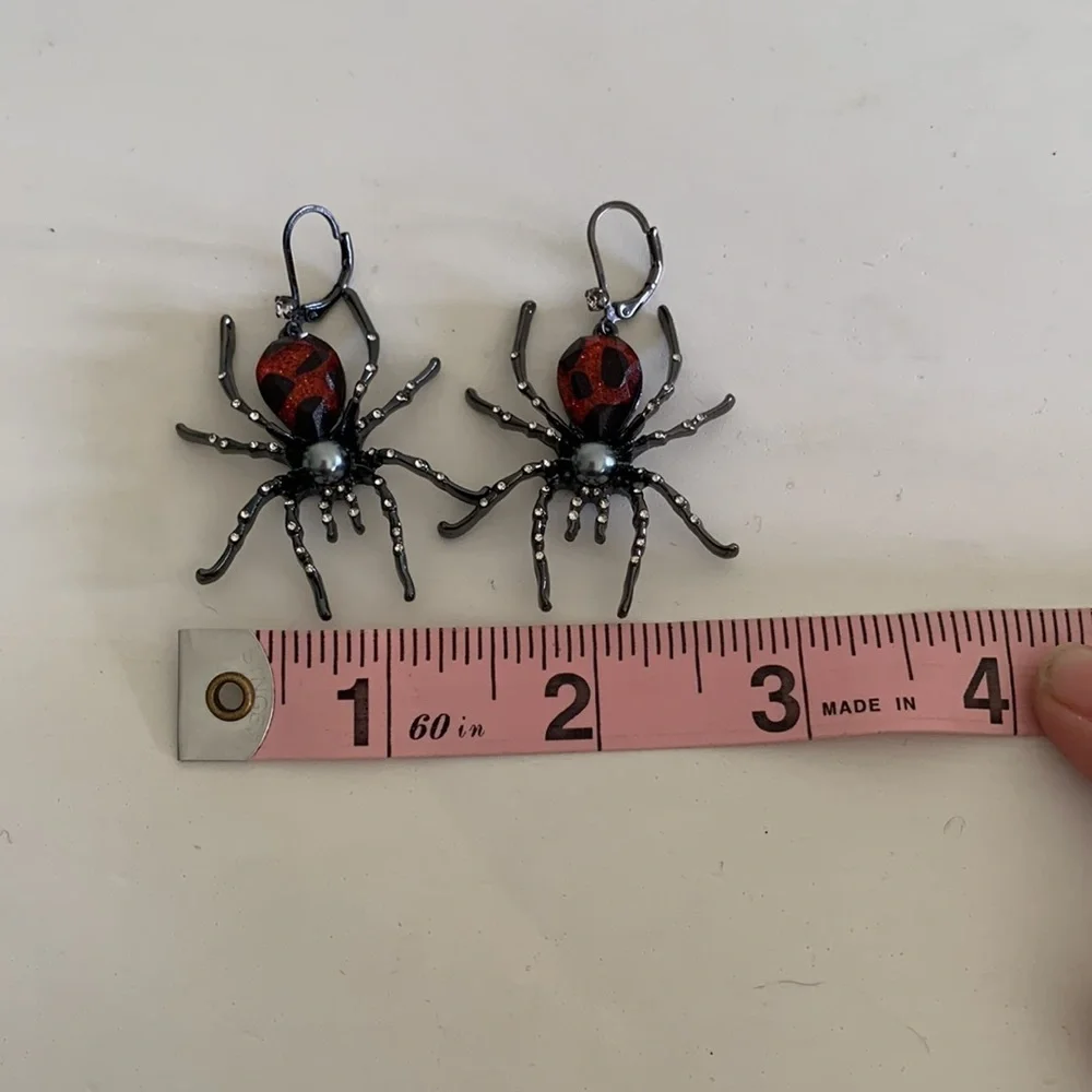 Betsey Johnson Spider Earrings - Picture 7 of 8